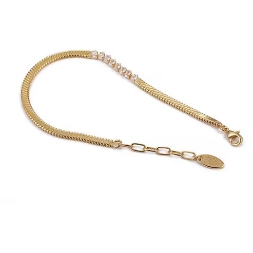 Simple Splicing Chain Bracelet