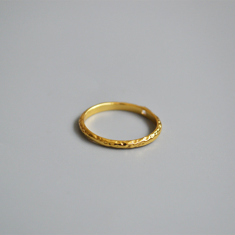 Single Handcraft Zircon Ring