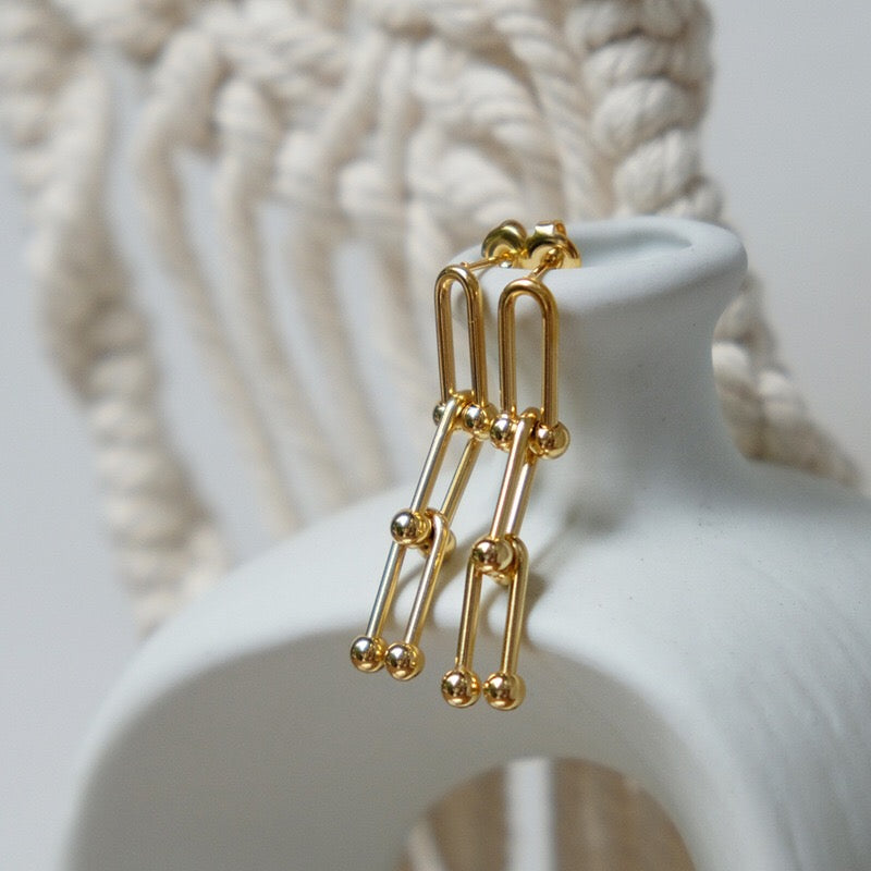 Thick Chain Drop Earring