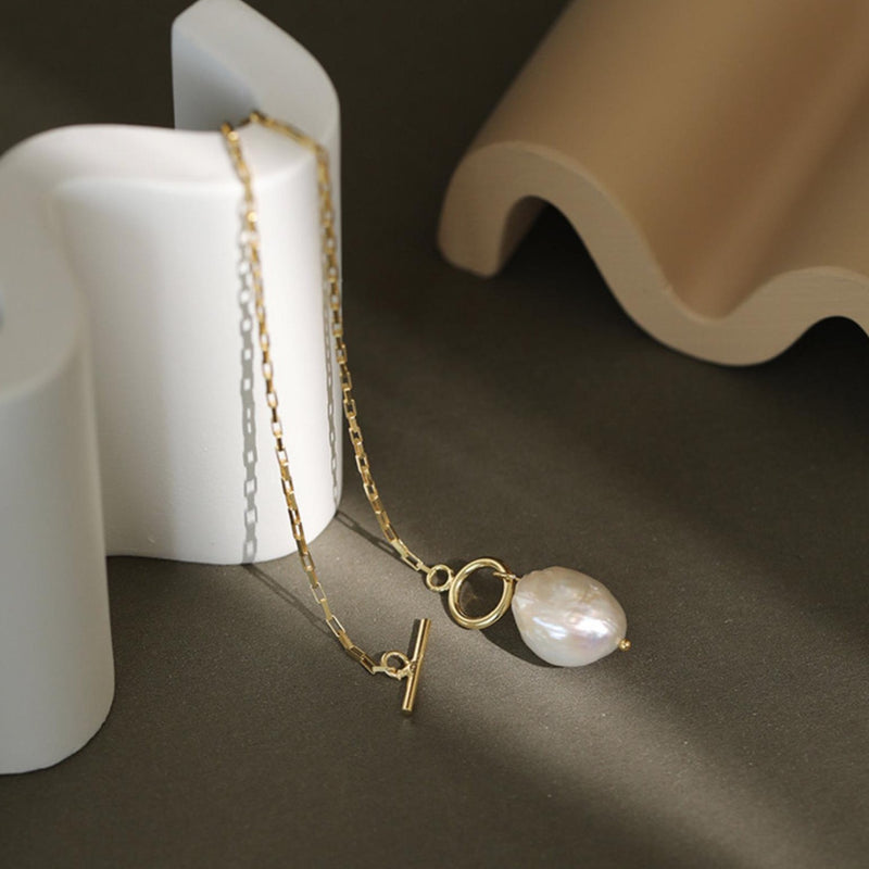 Baroque Pearl Gold Vermeil Necklace