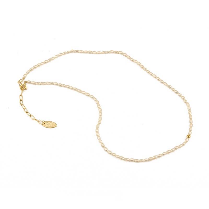Chic Thin Pearl Chain Necklace